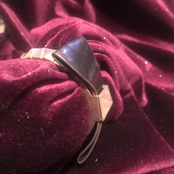 BCBGeneration Rose Gold Stretch Bow Tie Bracelet - Picture 8 of 8